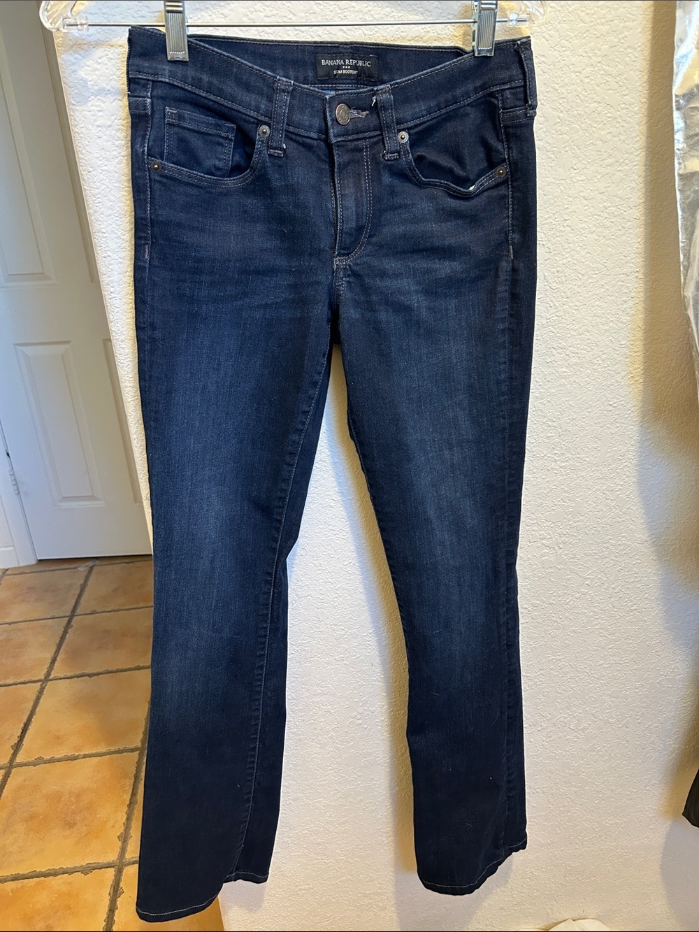 Banana Republic Dark  slim Boot Cut Jeans